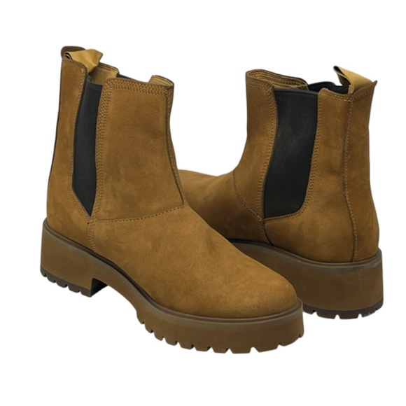 Timberland Redwood Falls Leather Lug Outsoles Chelsea Ankle Boots Size 10 - Picture 11 of 11